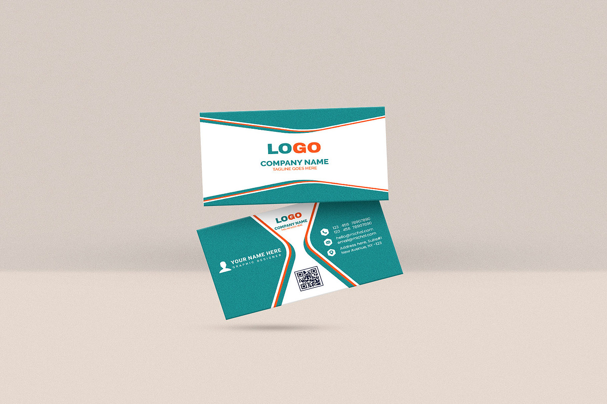 Blue Print Ready Business Card, a Business Card Template by Vitoria's Collection (Photo 2 of 3)