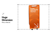 Floor Sign Mockup, a Product Mockup by SLAB! Design (Thumbnail 3 of 8)
