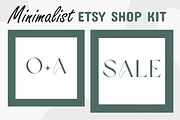 Minimalist Etsy Shop Kit, a Stationery Template by Local Marketing Templates (Thumbnail 3 of 3)