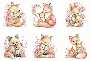 Whimsical Mother's Day fox Clipart, an Illustration by Designworld (Thumbnail 2 of 8)
