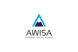Awisa Letter A Mountain Logo
