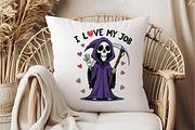 I Love My Job, Reaper Cartoon, an Illustration by DreamCafeArt (Thumbnail 4 of 7)