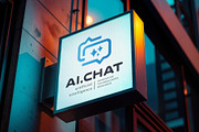 Chat Bubbles Ai Logo, a Branding & Logo Template by Design_Planet (Thumbnail 3 of 4)