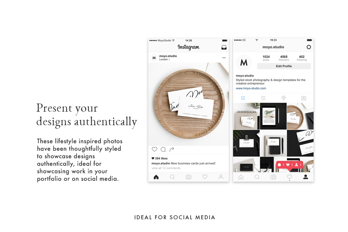 Business Card & iPad Photo Mockups, a Books & Magazine Mockup by Moyo Studio (Photo 6 of 8)