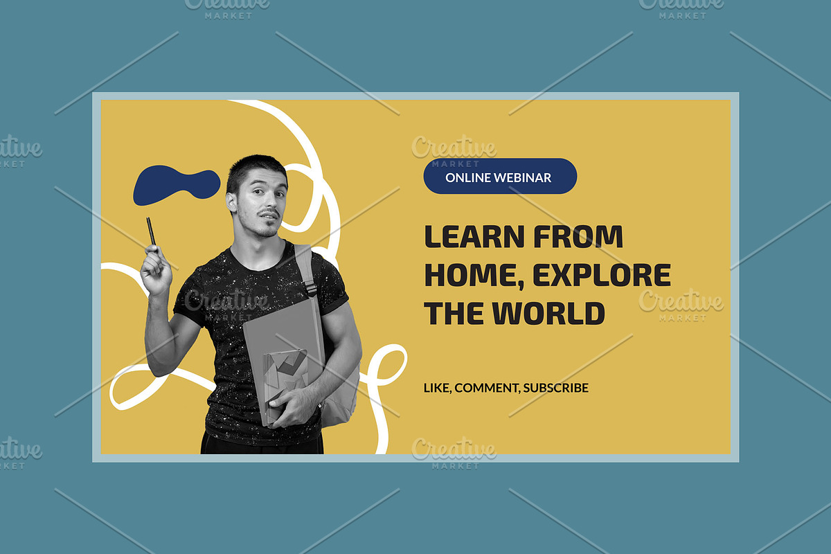 Education - Youtube Thumbnail, a Social Media Template by hekenostudio (Photo 5 of 8)