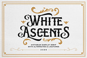 White Ascents - Victorian Serif, a Slab Serif Font by Bale Type (Thumbnail 1 of 9)
