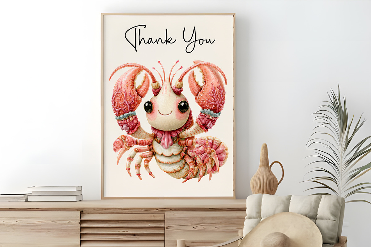 Pink Undersea Life PNG Clipart, an Animal Illustration by RobertsArt (Photo 6 of 6)