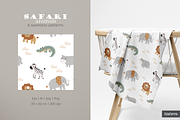 Safari animal patterns, a Pattern Graphic by Nafanya (Thumbnail 4 of 5)