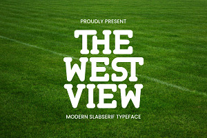 The Westview - Slab Serif Font