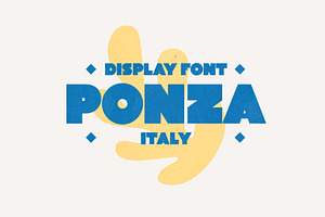 PONZA Display Font