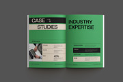Green Modern Company Profile, a Brochure Template by Neermana (Thumbnail 6 of 12)