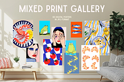 85 MIXED PRINT GALLERY, a Background Graphic by Ann Creative (Thumbnail 6 of 10)