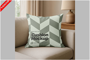 Cushion Mockup, a Product Mockup by Bruno's Shop
