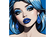 Beautiful bright girls portrait, a Person Illustration by MarisoArt (Thumbnail 4 of 13)