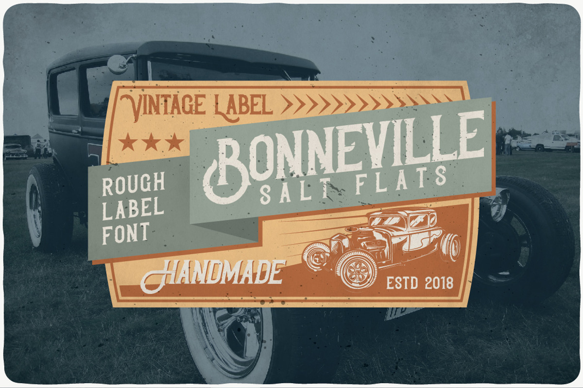 Bonneville Typeface preview 5