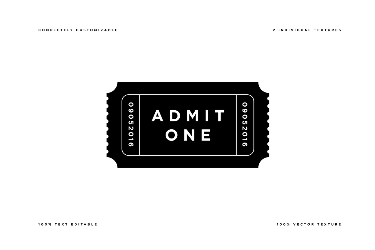 Ticketed Template, an Object Graphic by Misc. Loot Co. (Photo 4 of 5)