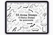 Procreate Arrow, Procreate Shapes, a Brush Add-On by SmuffizStudio (Thumbnail 1 of 2)