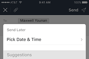 Snooze Mail UI Graphic, an App Template by hoangpts (Thumbnail 10 of 18)