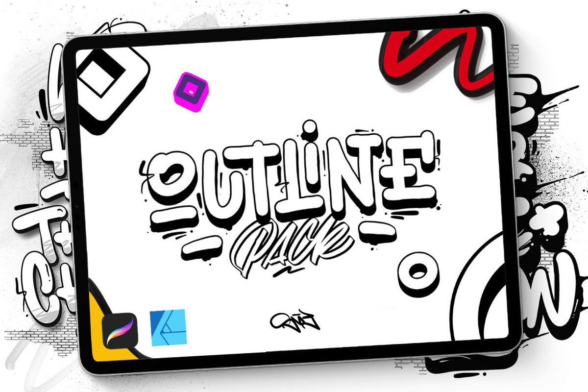 Outline Pack - Outline Brushes, a Brush Add-On by Snooze one (Photo 1 of 13)
