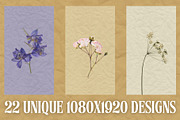 22 Vintage Floral Insta Highlights, a Social Media Template by MarkoPresets (Thumbnail 2 of 5)