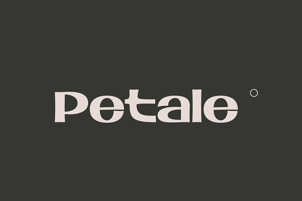 Petale, a Sans Serif Font by LH Designs (Photo 1 of 12)
