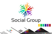 Social Community Logo Template, a Branding & Logo Template by Zia Grfx (Thumbnail 8 of 8)