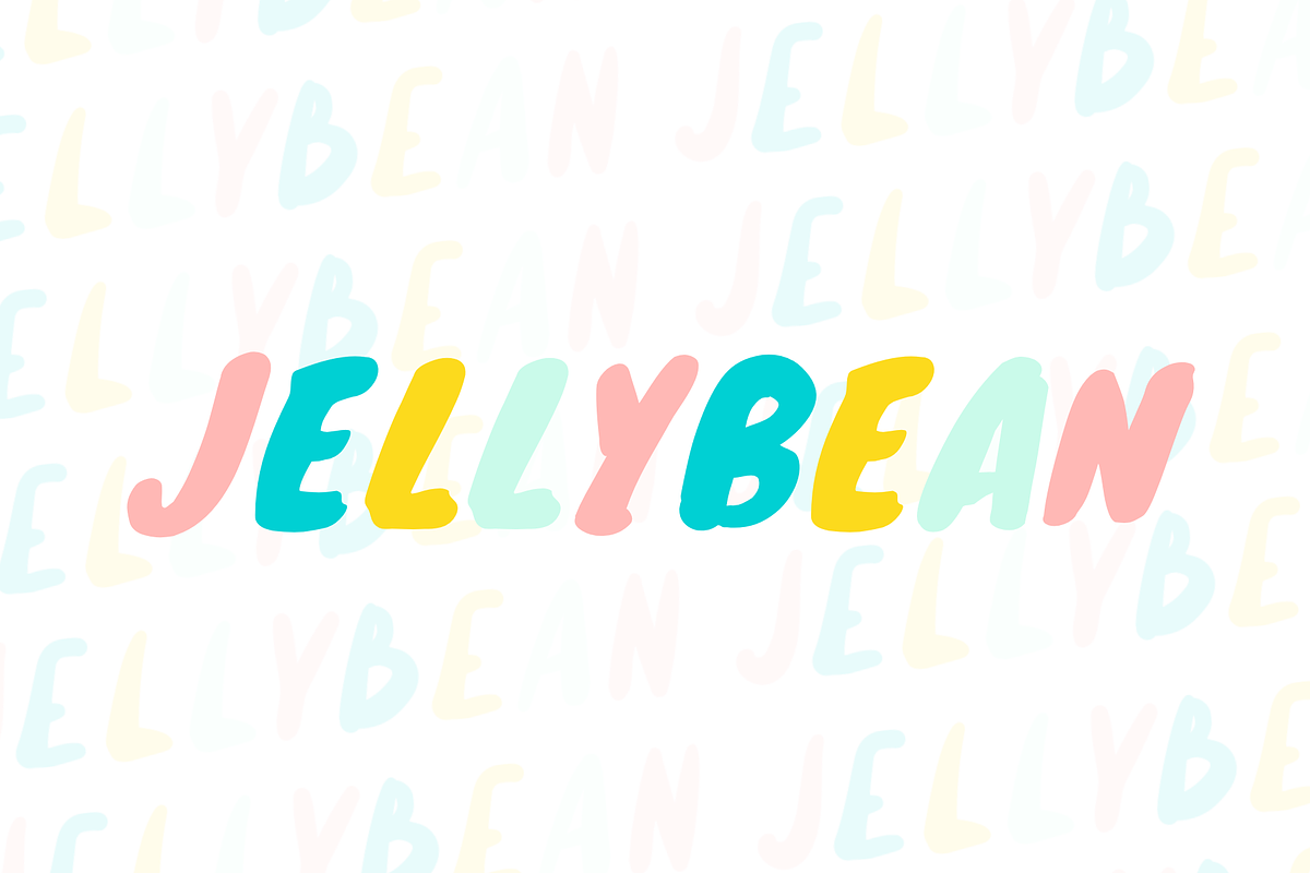 JellyBean: Cute Logo Template Canva, a Branding & Logo Template by ltsdesigns (Photo 1 of 3)