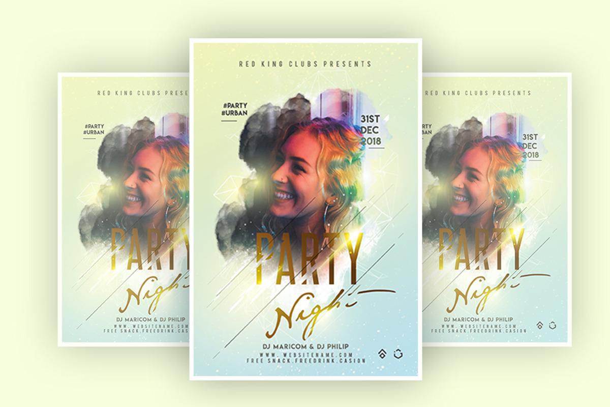 Party Night, a Flyer Template by What a Story (Photo 2 of 2)