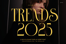Trends 2025 Serif Font