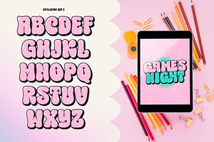 Choret Fudyng Bubble Typeface