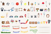 Hallway Scene Creator Watercolor Set, an Object Graphic by BarvArt (Thumbnail 4 of 8)