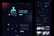 Sio - Personal Portfolio Website Fig, an UI Kit Template by ArtGalaxy (Thumbnail 3 of 4)