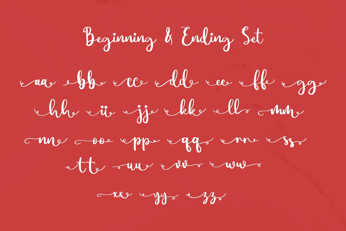Mythical Christmas Font, a Script Font by Allouse Studio (Photo 2 of 12)