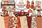 Autumn Farmhouse bundle, an Illustration by Gaynor Carradice Designs (Thumbnail 1 of 3)