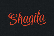 Shaqila, a Script Font by artimasa (Thumbnail 1 of 5)