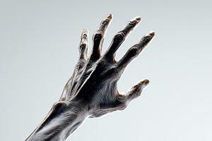 Skinny human hand reaching upward on, a Person Photo by MistyDay