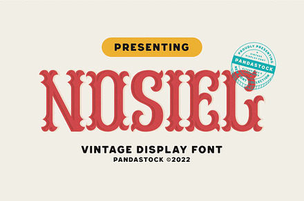 Nosieg - Decorative Slab Serif