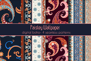 Royal Paisley Vector Pattern