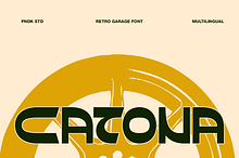 Catona - Retro Garage Font