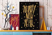 Merry Christmas | 5 festive cards, a Card Template by Spencerian Sisters (Thumbnail 4 of 5)