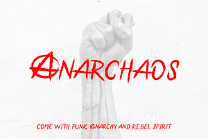 Anarchaos Extreme Sporty Font, a Font by Anomali Creatype