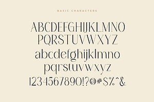 Albright Modern Typeface Serif