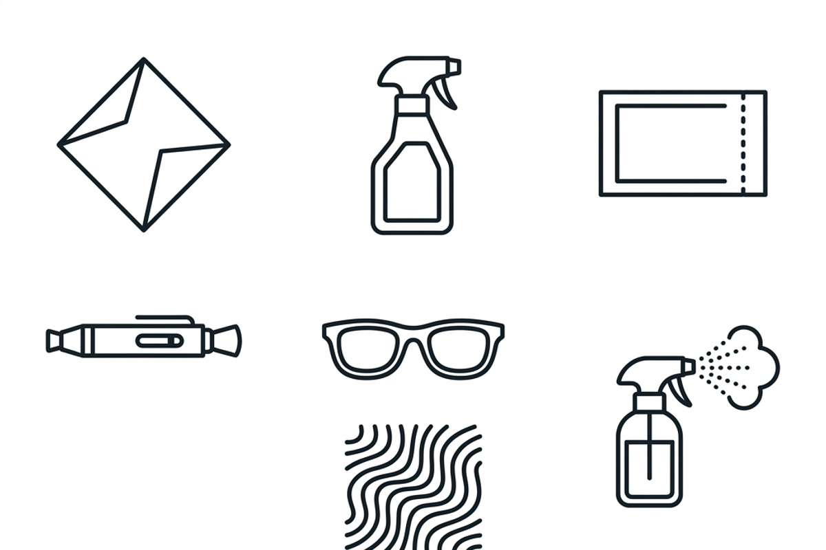 Bundles Set Optical Store Icons, an Outline Icon by adenpinkstore (Photo 20 of 44)