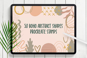 Abstract Shapes Procreate Stamps