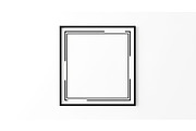 Modern Square Frame SVG Bundle, an Illustration by Creativeshirt (Thumbnail 12 of 31)