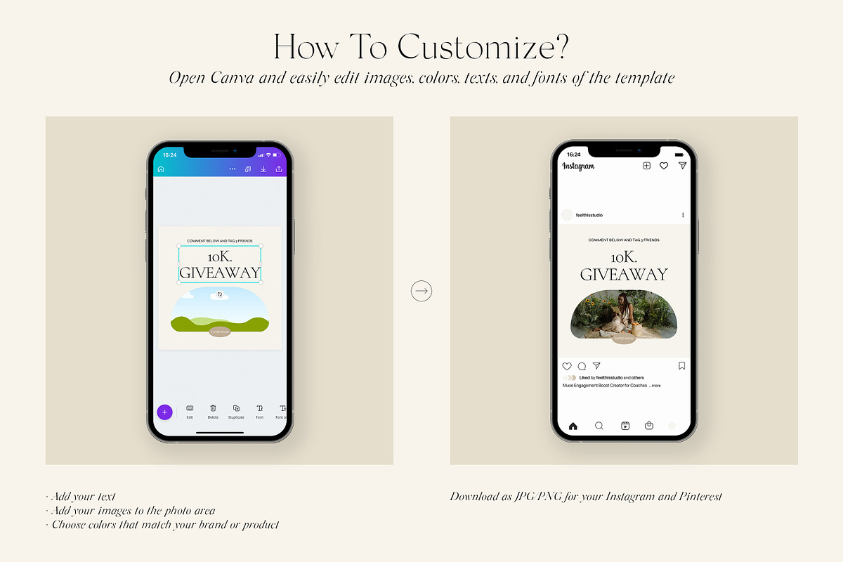 Muse Social Media Pack Canva, a Social Media Template by Feel This (Photo 27 of 32)