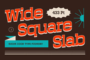 Blockwid, a Slab Serif Font by graphicook (Thumbnail 2 of 10)