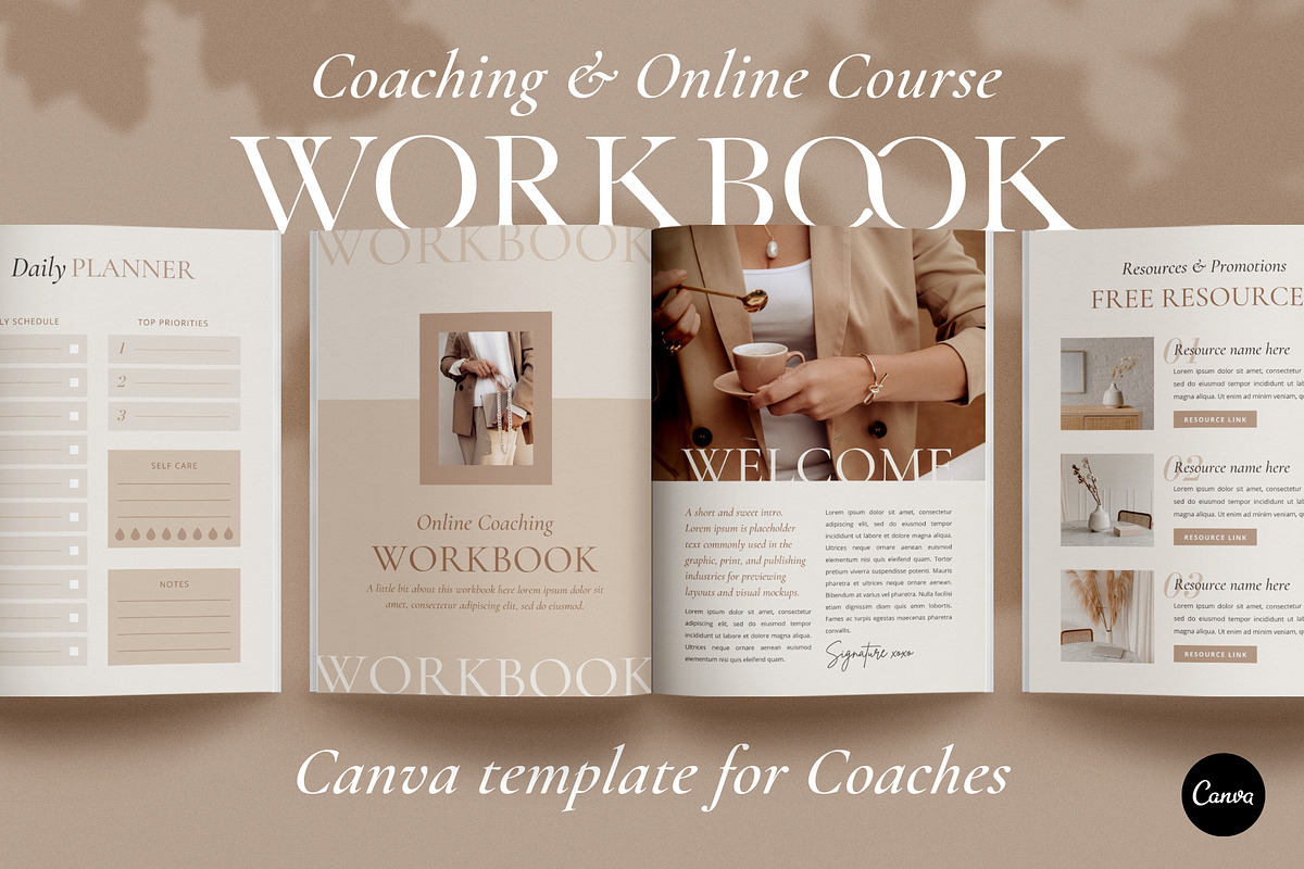 4 in 1 Course Creator Bundle CANVA, a Presentation Template by Studio Loire (Photo 38 of 73)