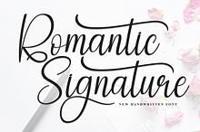 Romantic Signature | Script Font