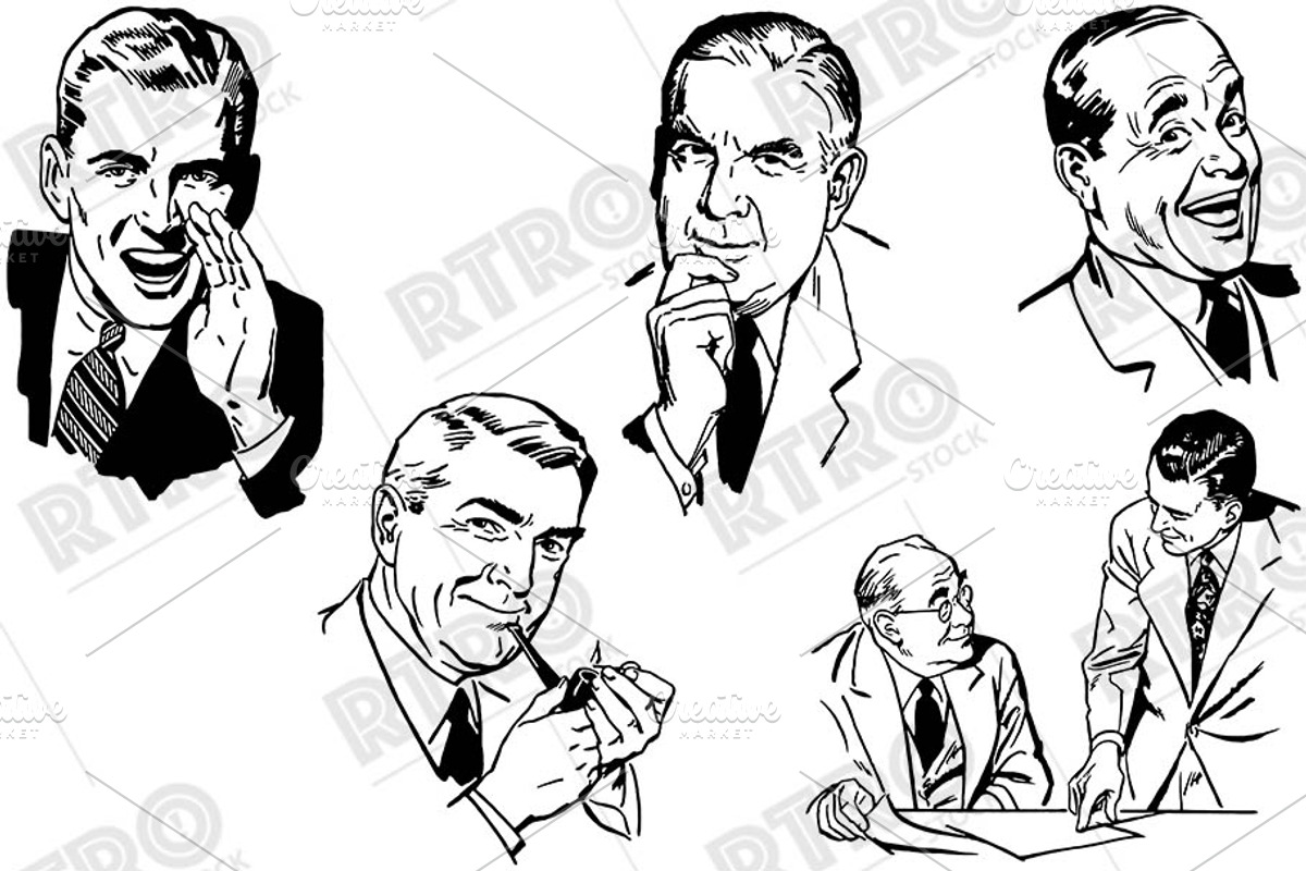 RTRO Businessmen 1, a Work Illustration by RTRO Stock (Photo 5 of 5)